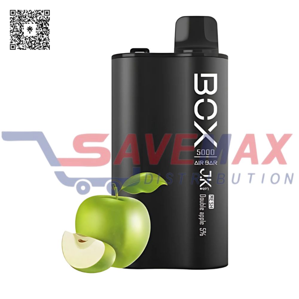 S06439 AIR BAR BOX DOUBLE APPLE 5000 PUFFS 5CT - Image 1