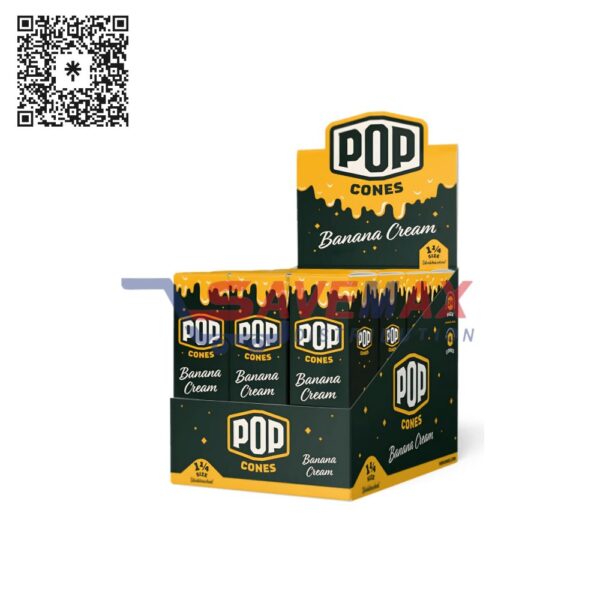 POP CONES BANANA CREAM 1-1/4 400CT