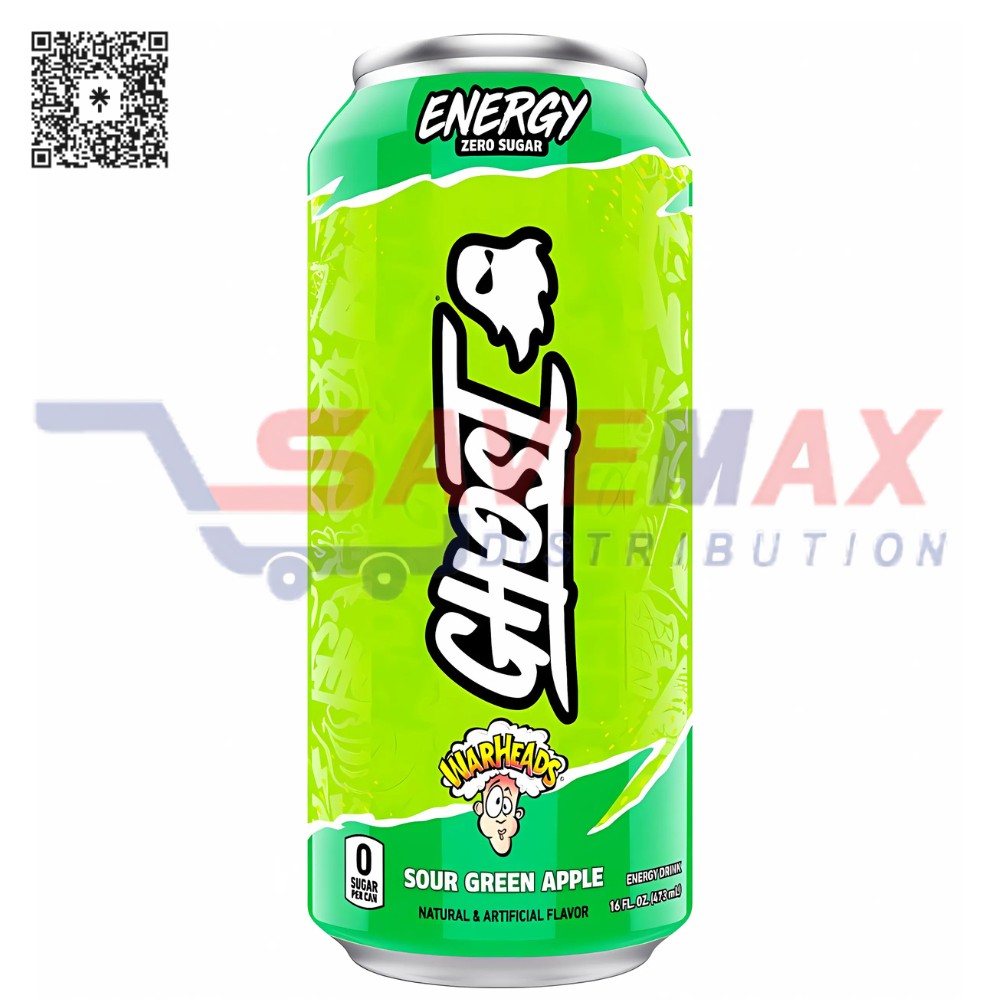 S06653 GHOST SOUR GREEN APPLE 12/16OZ - Image 1