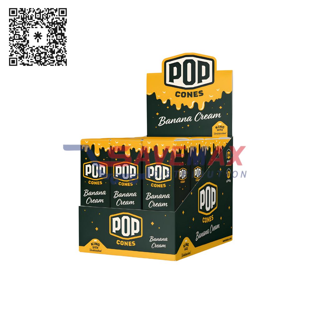 S06767 POP CONES BANANA CREAM KG 400CT - Image 1