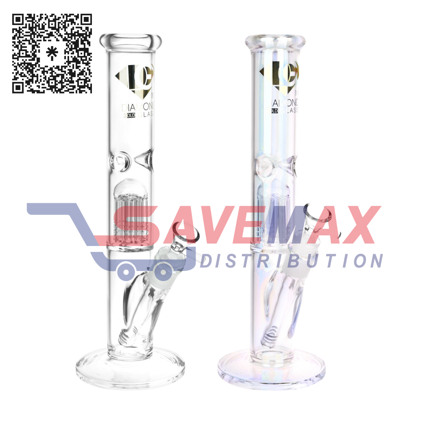 S07001 DIAMOND WATER PIPE 55 - Image 1