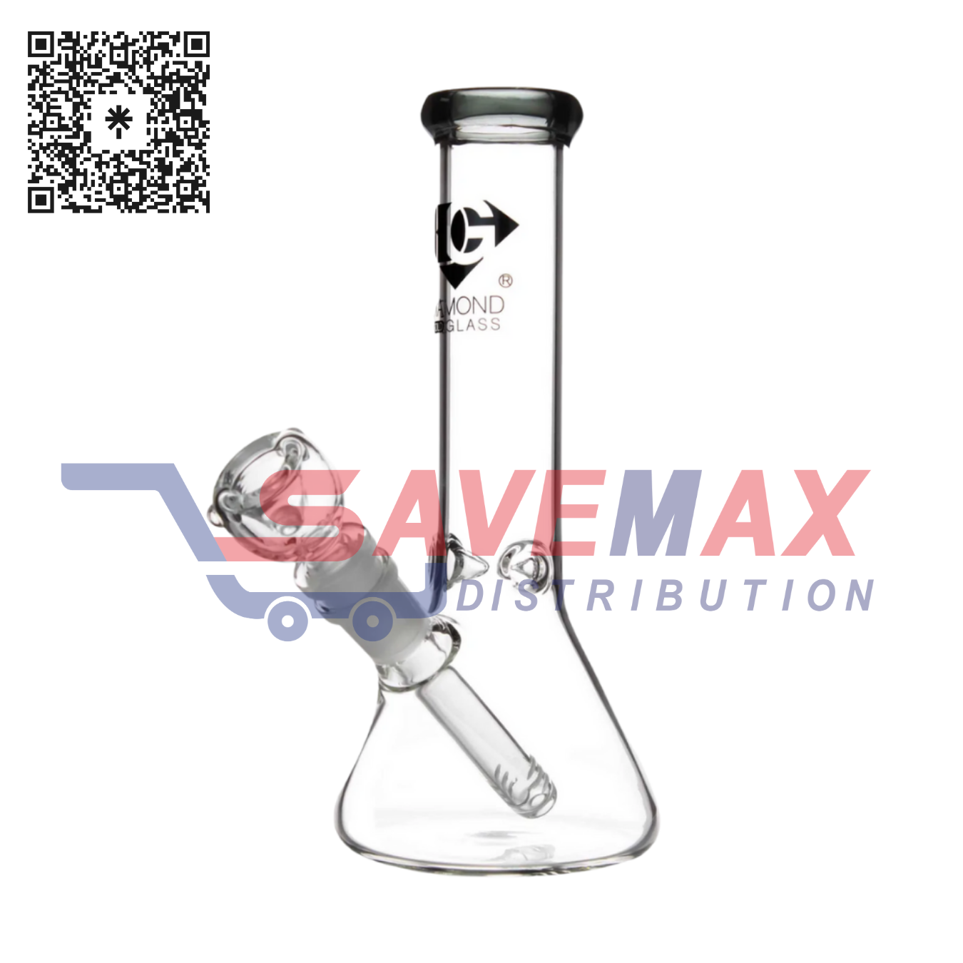 S07012 DIAMOND WATER PIPE 68 - Image 1