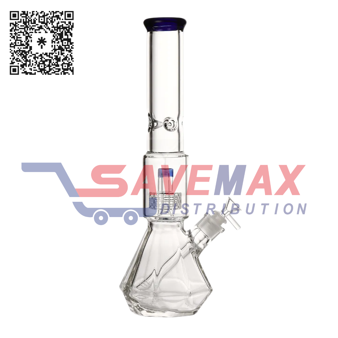 S07024 DIAMOND WATER PIPE 17.50 - Image 1