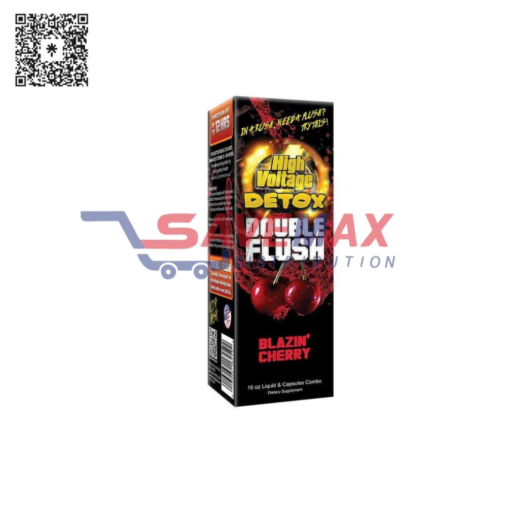 S07121 HIGH VOLTAGE DOUBLE FLUSH BLAZIN' CHERRY 16 OZ - Image 1