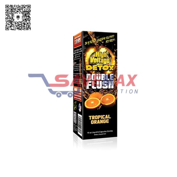 HIGH VOLTAGE DOUBLE FLUSH TROPICAL ORANGE 16 OZ