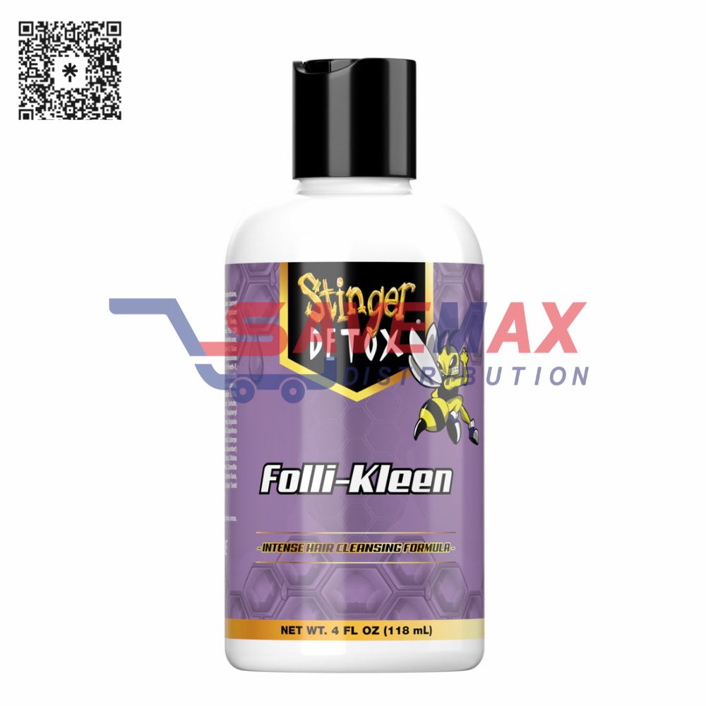 xr:d:DAF-kQ9IrXw:1203,j:8122664085959773728,t:24031911 STINGER DETOX FOLLI-KLEEN HAIR CLENSER 4OZ - Image 1