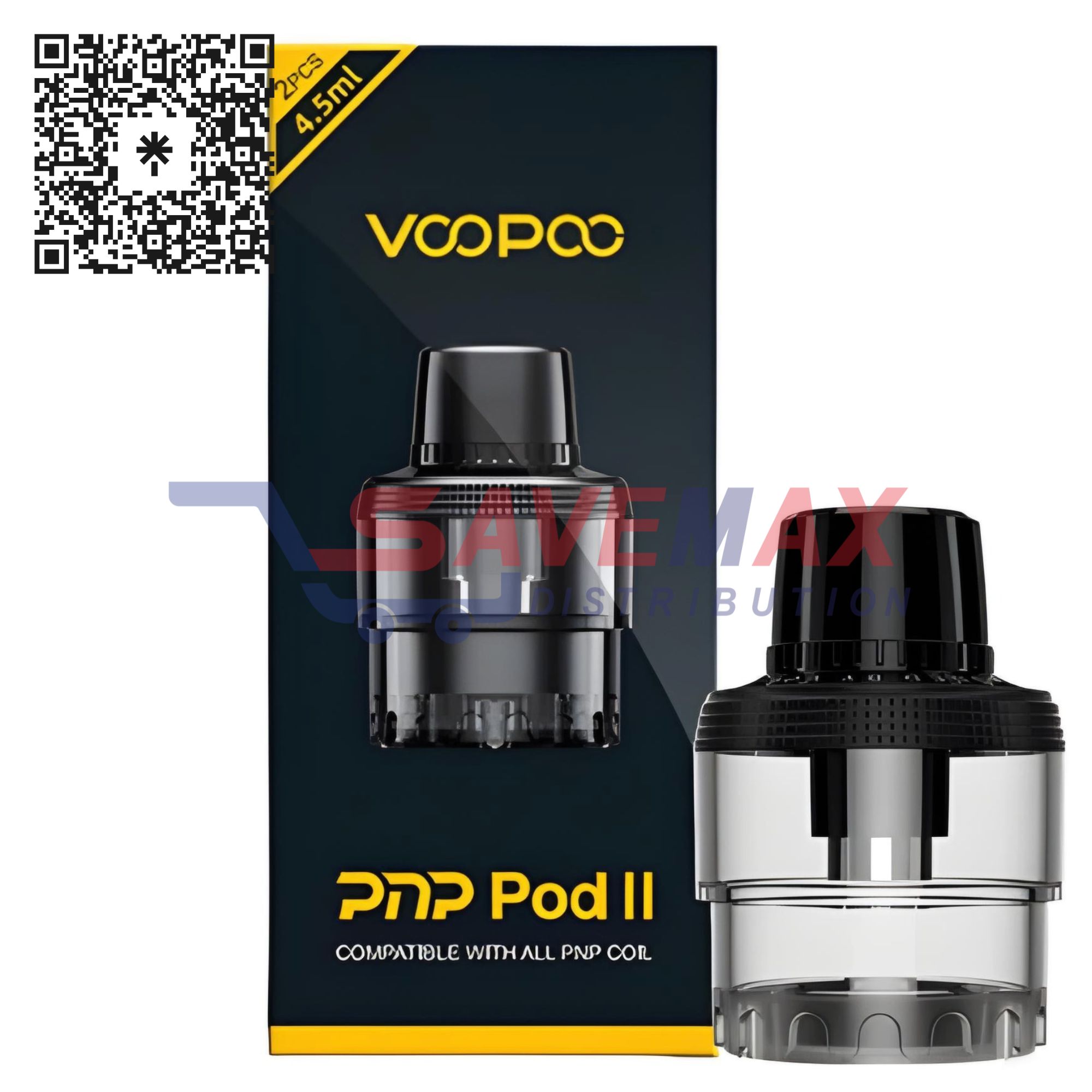 S07245 VOOPOO PNP PODS 2CT 4.5ML - Image 1