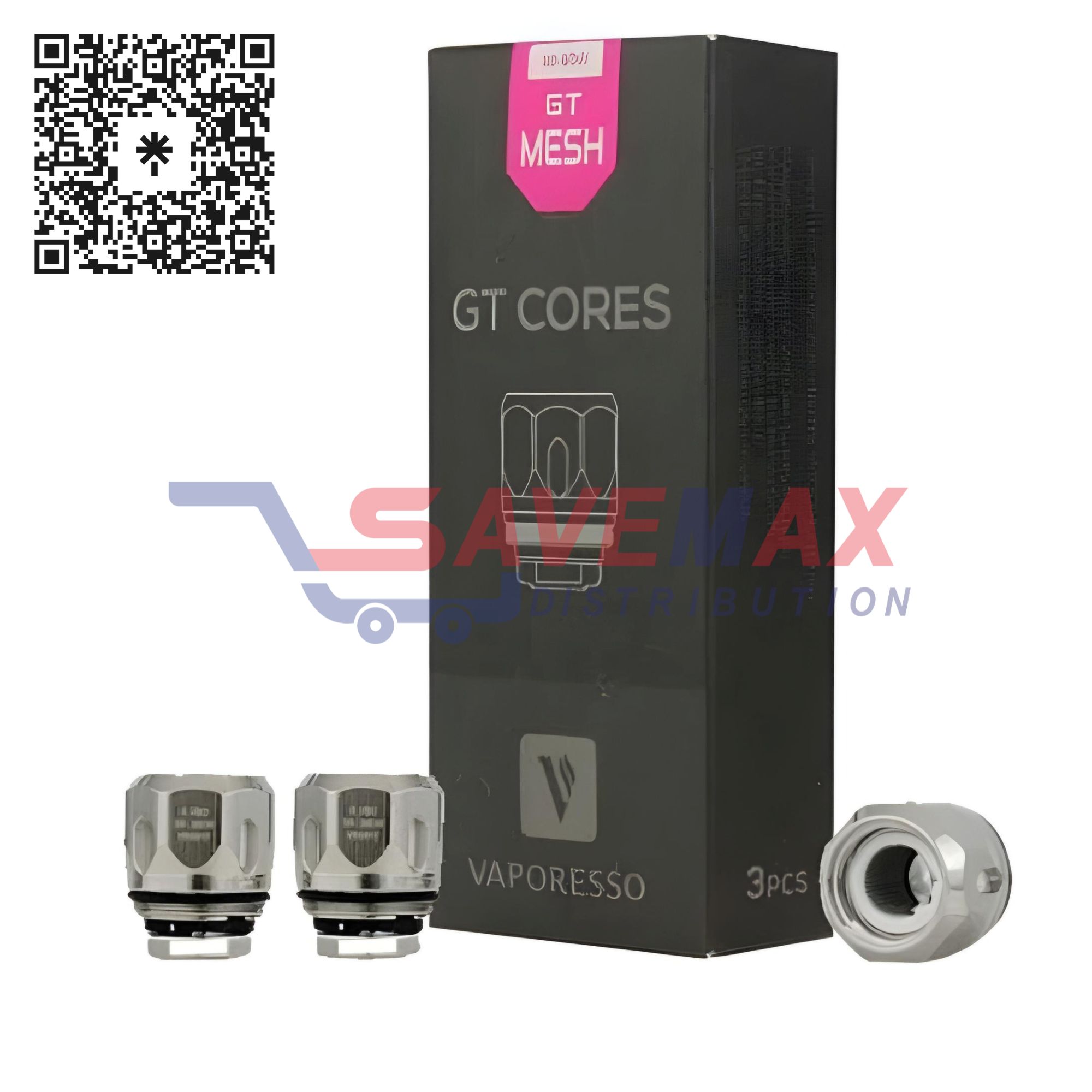 S07248 VAPORESSO GT MESH COILS 0.18 3CT - Image 1