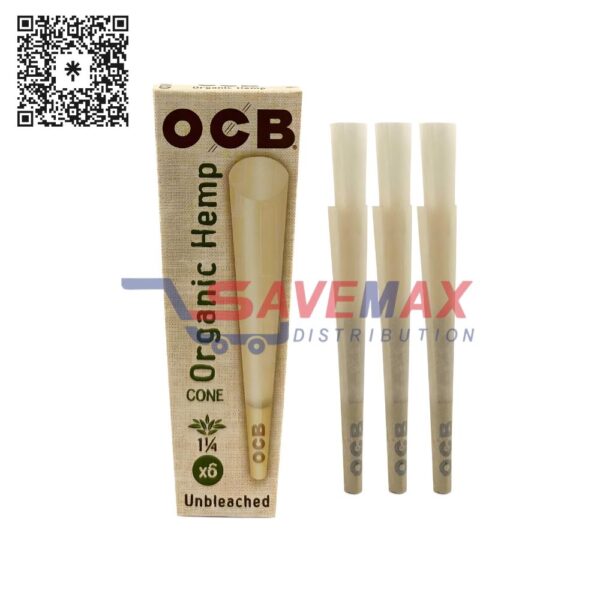 OCB ORGANIC HEMP CONES 1 1/4 6PK