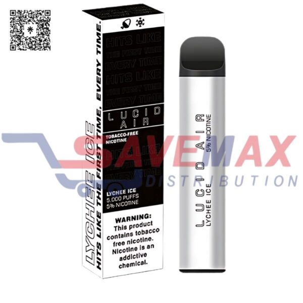 LUCID AIR LYCHEE ICE 5000 PUFFS 10CT