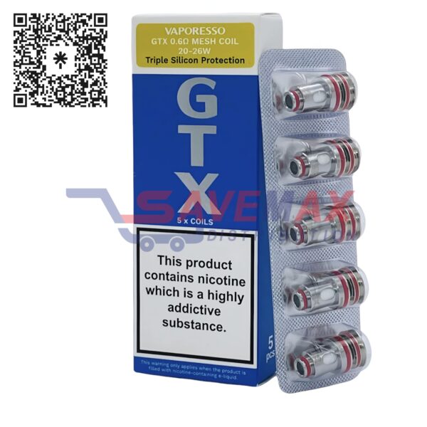 VAPORESSO GTX 0.6 MESH COIL 5CT