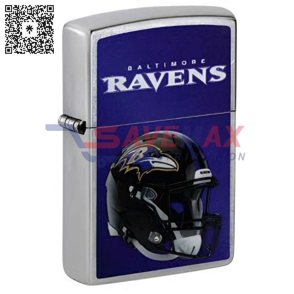 S07357 ZIPPO LIGHTER NFL BALTIMORE RAVENS 48420 - Image 1