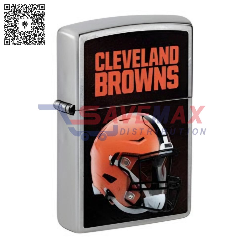 S07366 ZIPPO LIGHTER NFL CLEVELAND BROWNS 48425 - Image 1
