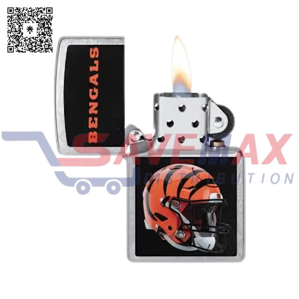 S07369 ZIPPO LIGHTER NFL CINCINNATI BENGALS 48424 - Image 1