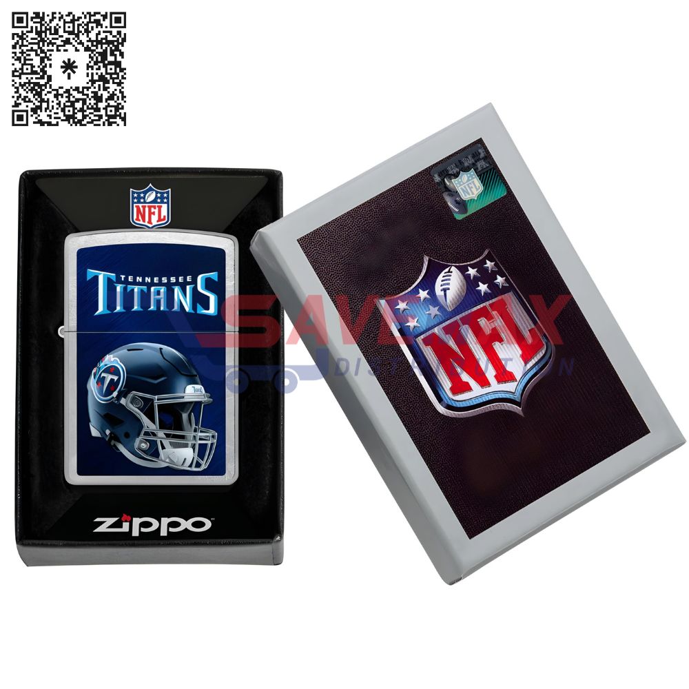 S07372 ZIPPO LIGHTER NFL TENNESSEE TITANS 48449 - Image 1