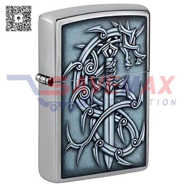 ZIPPO LIGHTER MEDIEVAL MYTHOLOGICAL DESGIN 48365