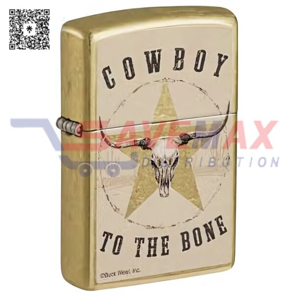 ZIPPO LIGHTER BUCK WEAR COWBOY TO THE BONE 48937