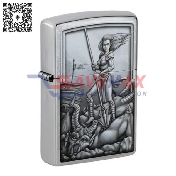 ZIPPO LIGHTER MEDIEVAL MYTHOLOGICAL DESIGN 48371