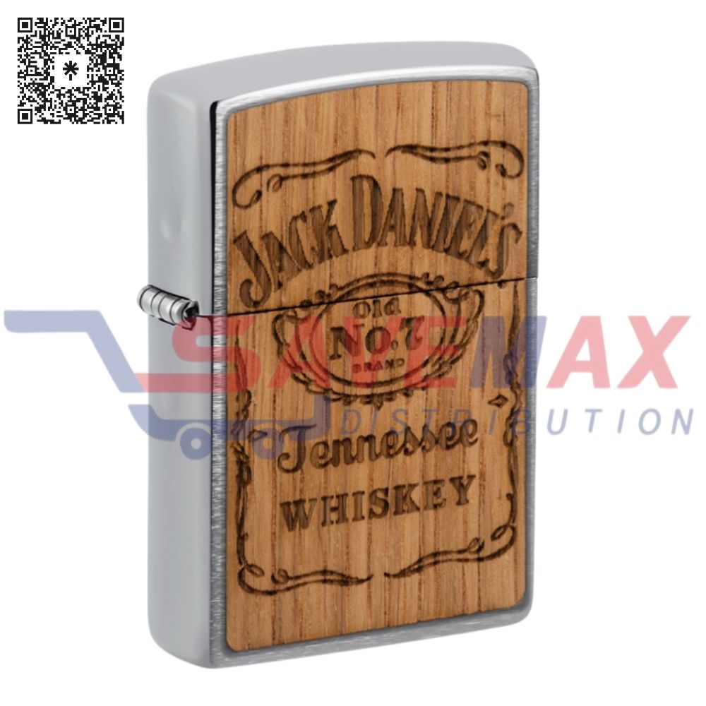 S07422 ZIPPO LIGHTER JACK DANIELS WOODCHUCK EMBLEM 48392 - Image 1
