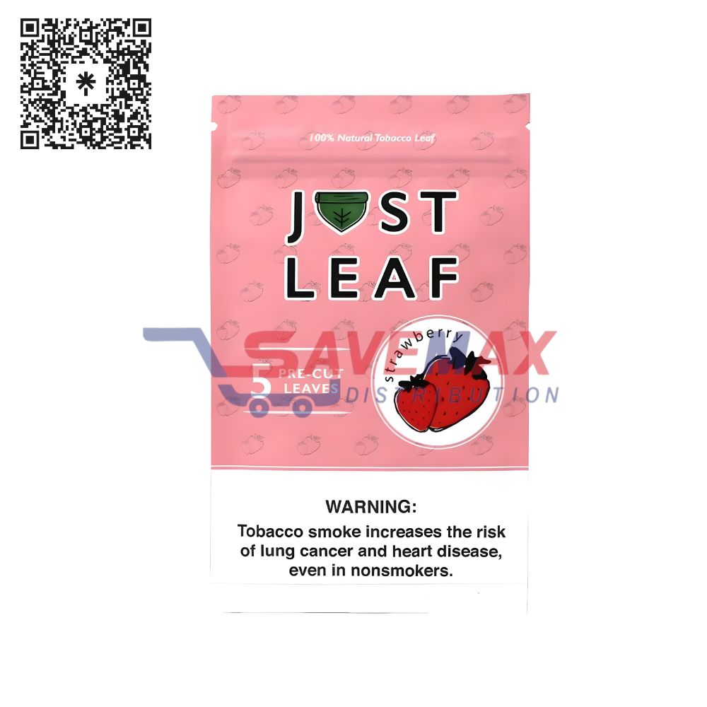 S07541 JUST LEAF STRAWBERRY 8/5CT - Image 1