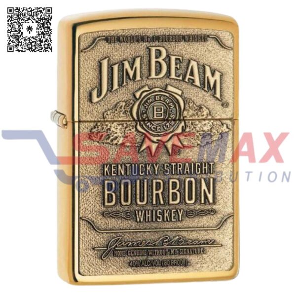 ZIPPO LIGHTER JM BM LBL EMB 254BJB