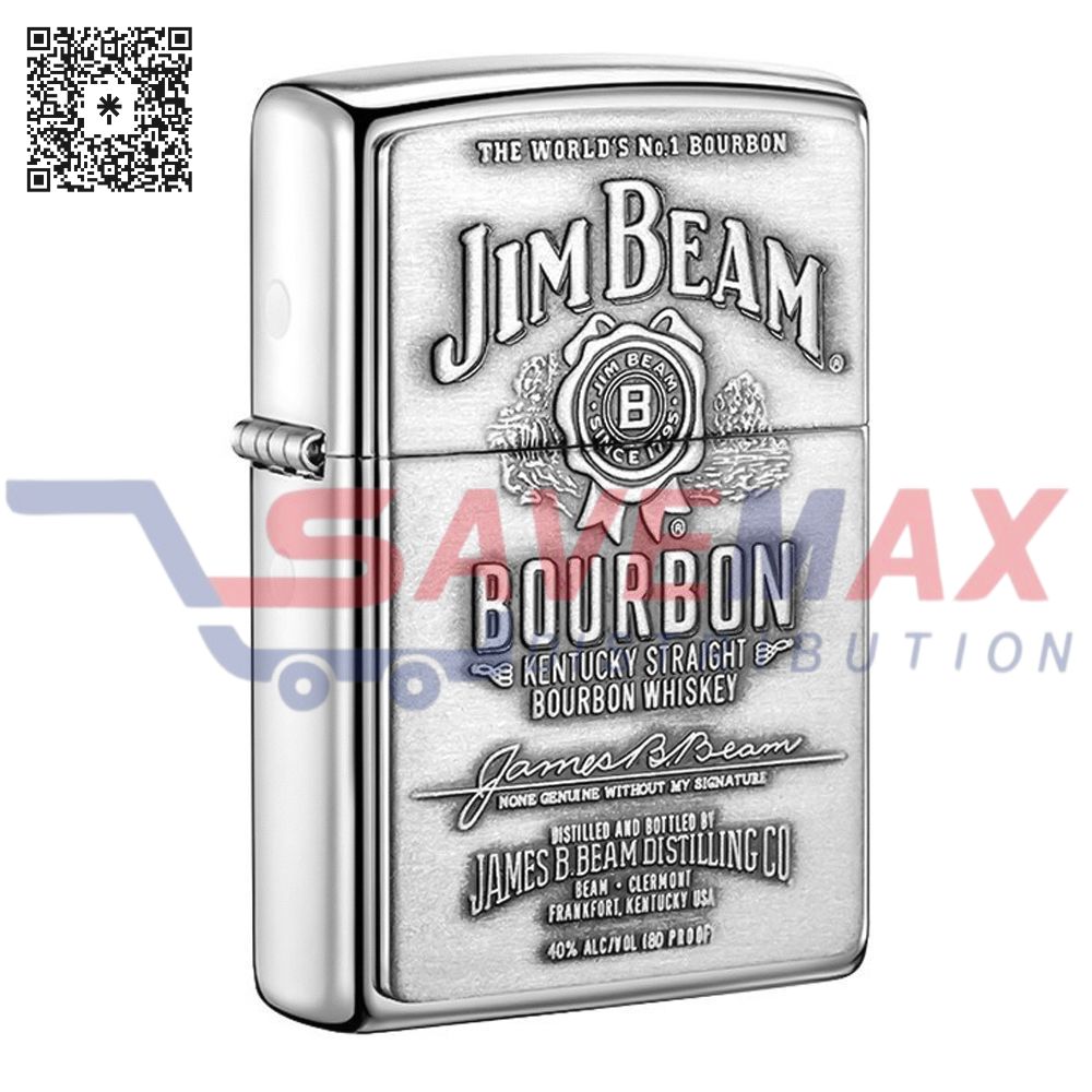 S07672 ZIPPO LIGHTER JM BM LABL EMB 250JB - Image 1