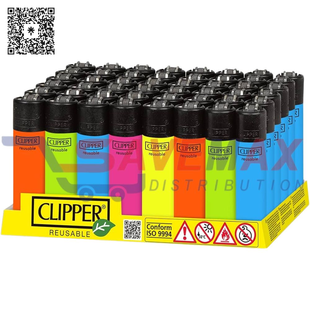 S07692 CLIPPER LIGHTERS REUSABLE RIC FLAIR 48CT - Image 1