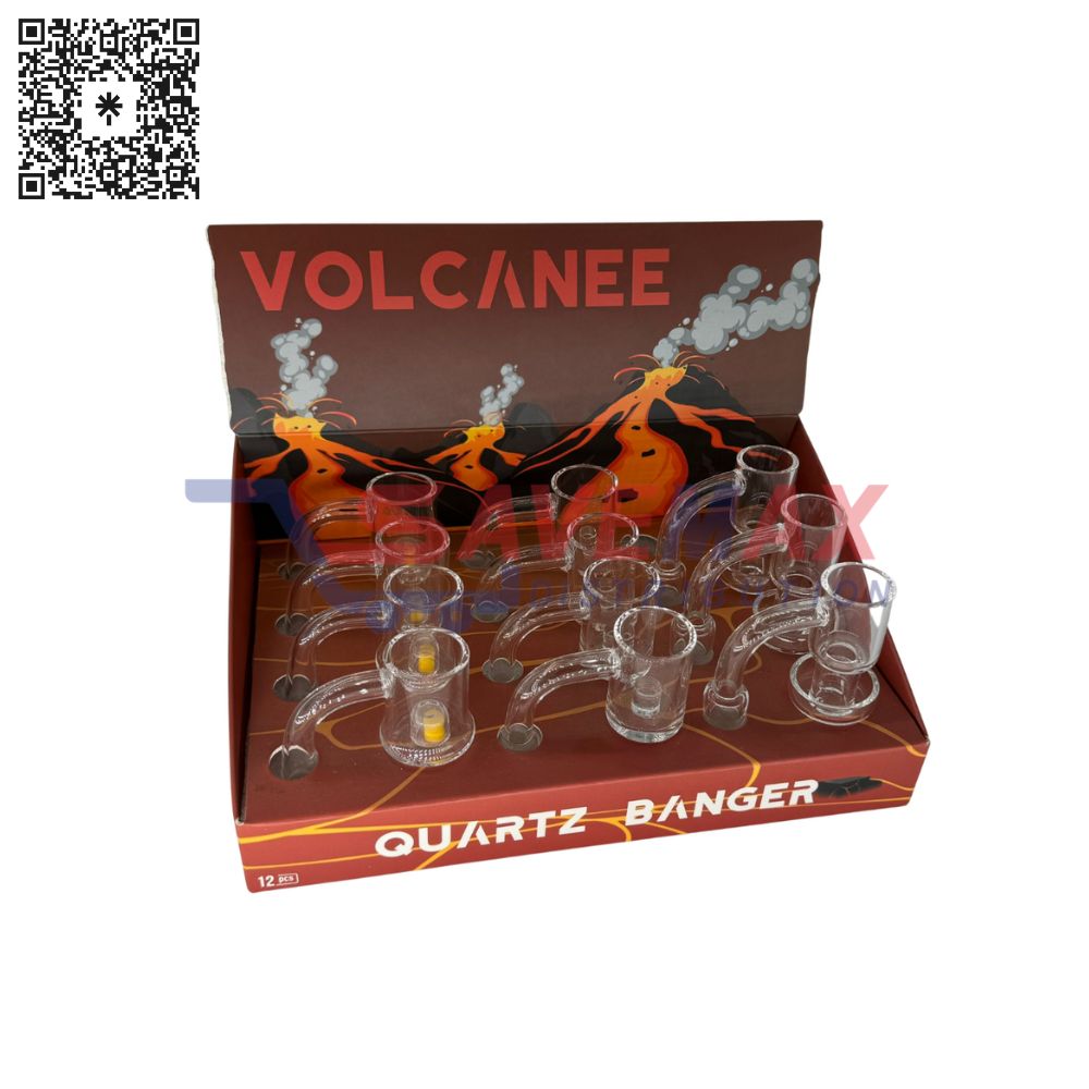 S07762 VOLCANEE QUARTZ BANGER DESIGN 2 14MM 12CT - Image 1