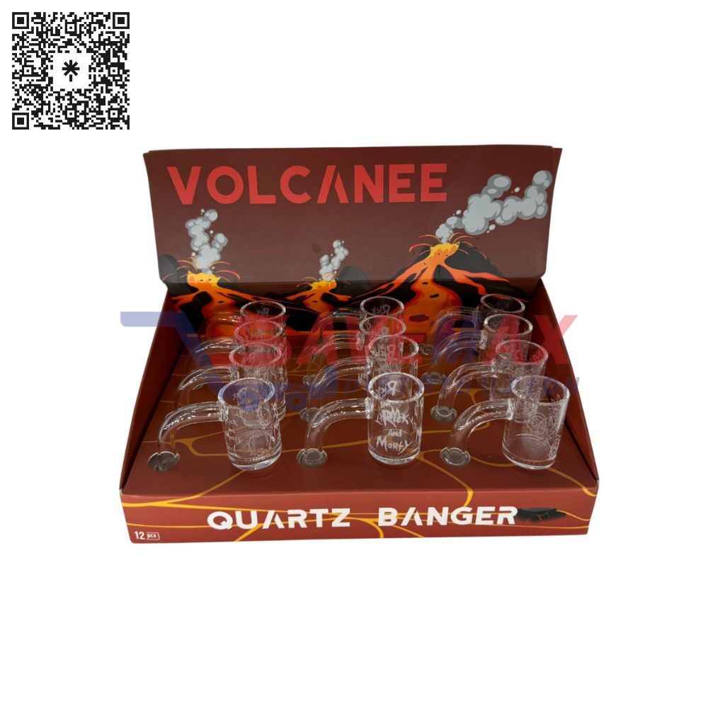 S07763 VOLCANEE QUARTZ BANGER DESIGN 3 14MM 12CT - Image 1