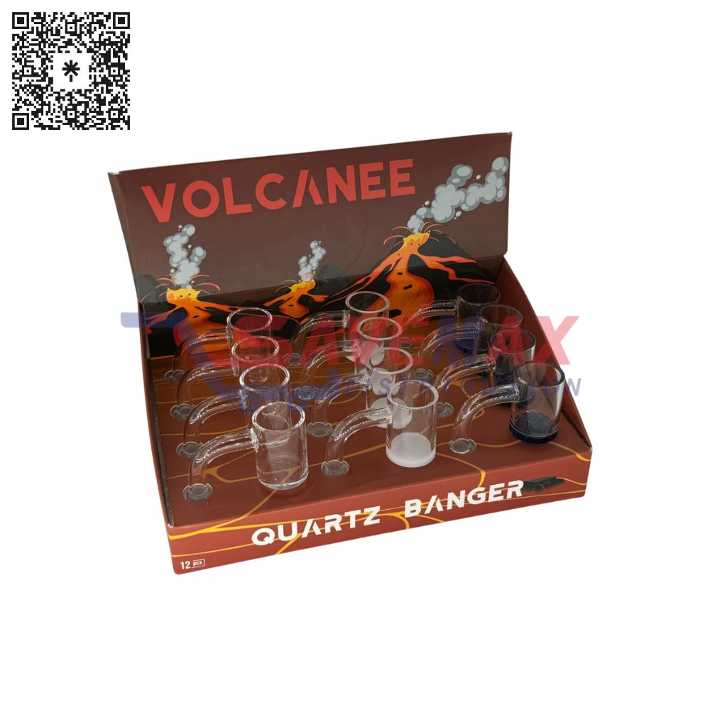 S07764 VOLCANEE QUARTZ BANGER DESIGN 4 14MM 12CT - Image 1