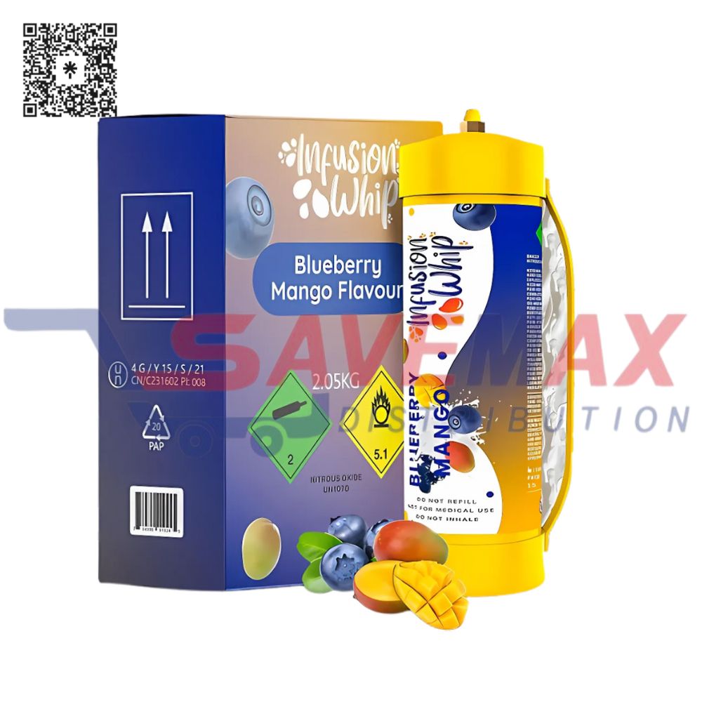 S07837 INFUSIONWHIP BLUEBERRY MANGO 6/580G - Image 1