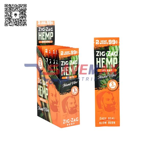 ZIG-ZAG HEMP WRAPS ISLAND VIBES PP.99 2/25CT