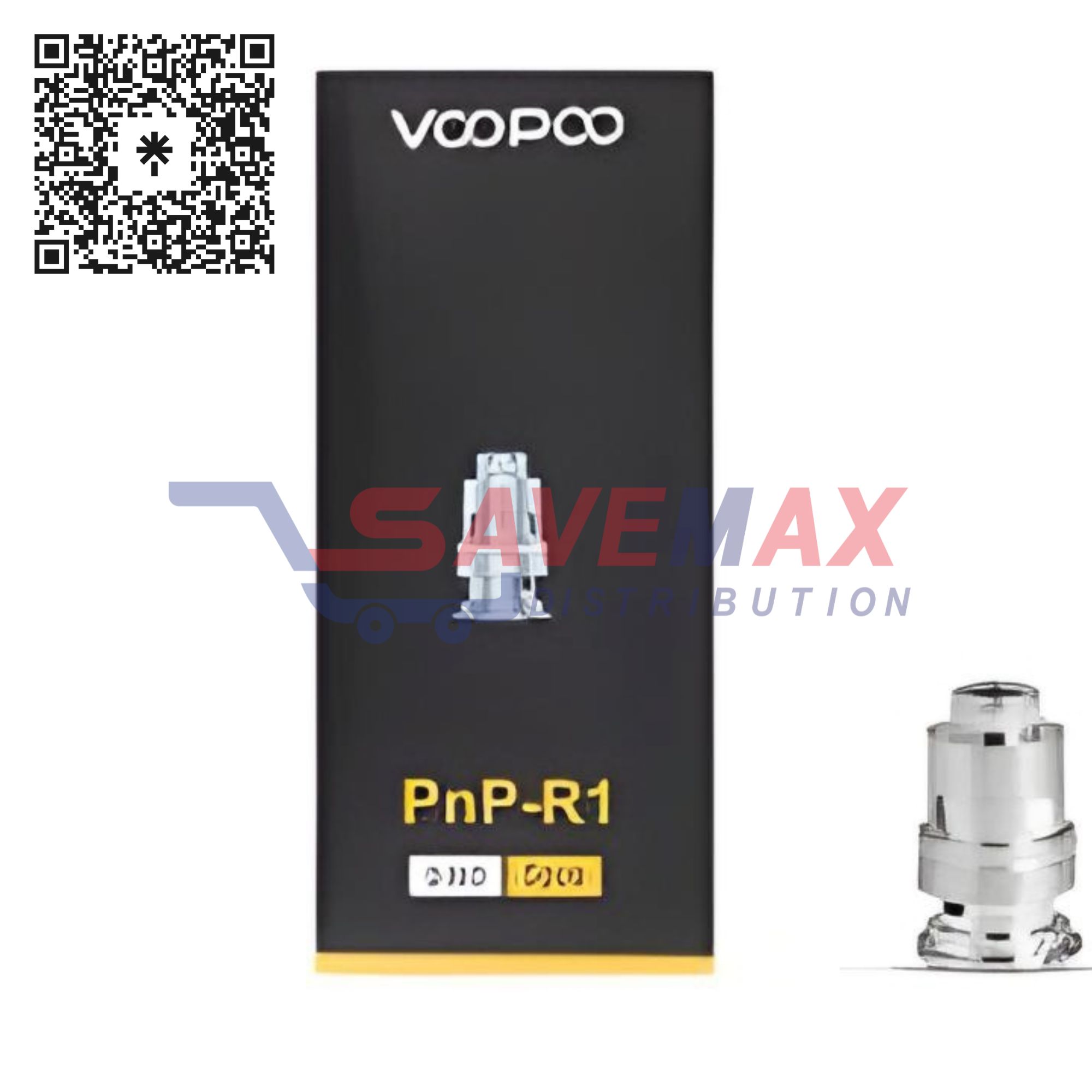 S07867 VOOPOO PNP-R1 0.8 COILS 5CT - Image 1
