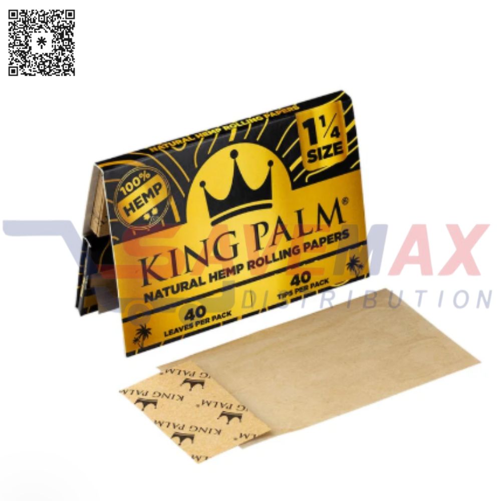 S07909 KING PALM PAPERS 1-1/4 NATURAL 22CT - Image 1