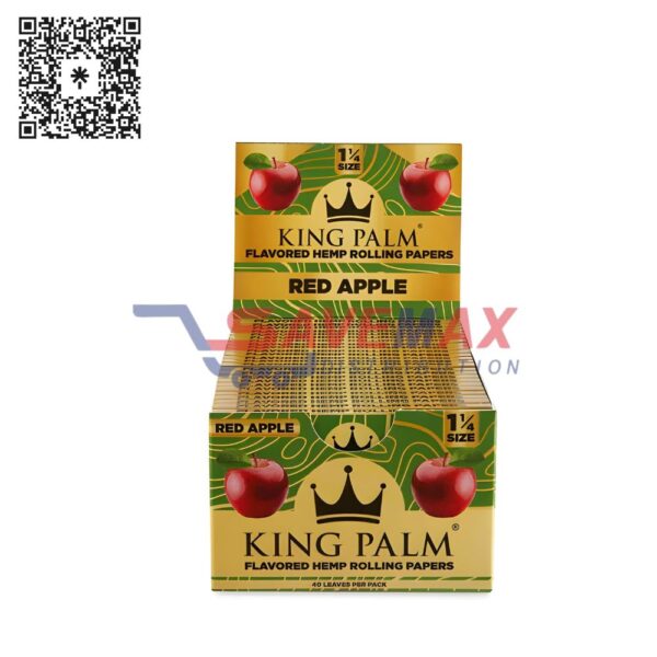 KING PALM PAPERS 1-1/4 RED APPLE 50CT