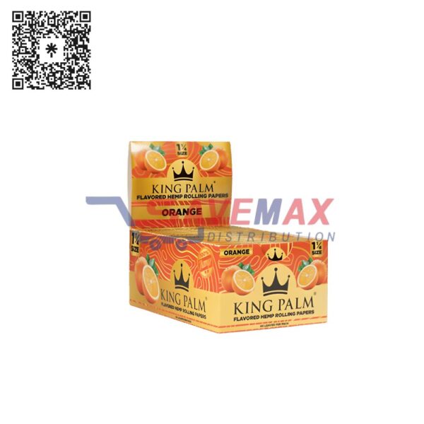 KING PALM PAPERS 1-1/4 ORANGE 50CT