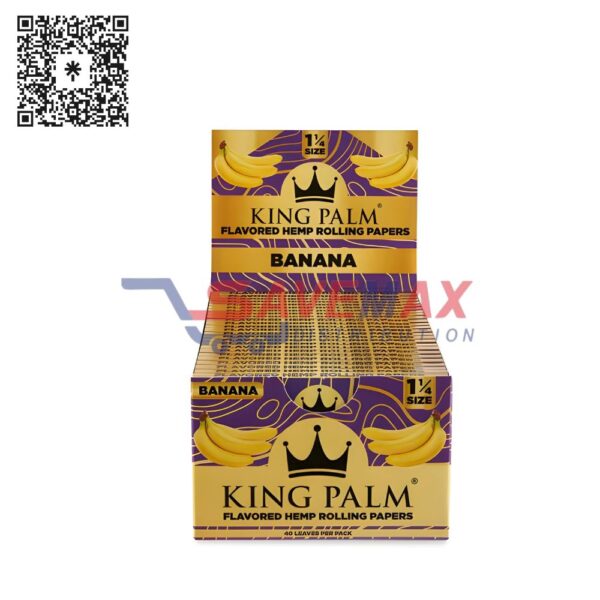 KING PALM PAPERS 1-1/4 BANANA 50CT