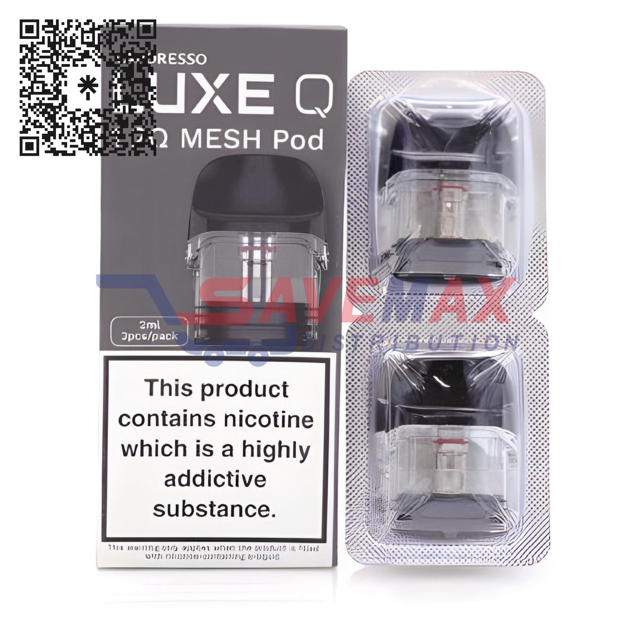S07975 VAPORESSO LUXE Q MESH POD 1.2 2CT - Image 1