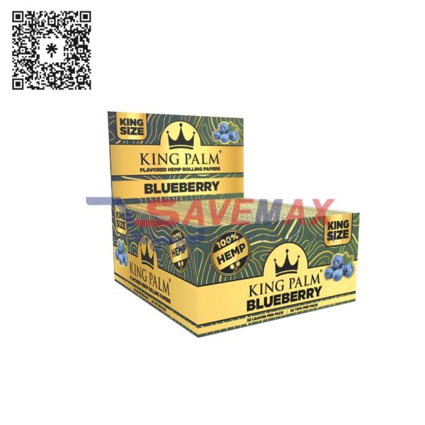 KING PALM PAPERS KG BLUEBERRY 22CT