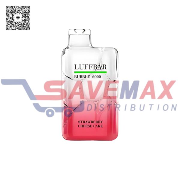 LUFFBAR STRAWBERRY CHEESE CAKE 6000 PUFFS 10CT