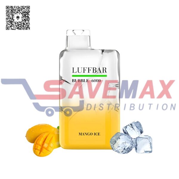 LUFFBAR MANGO ICE 6000 PUFFS 10CT