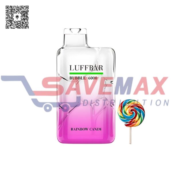 LUFFBAR RAINBOW CANDY 6000 PUFFS 10CT