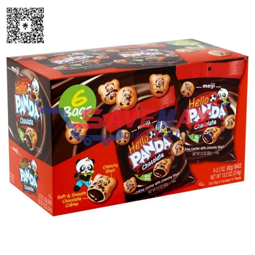 S08027 HELLO PANDA BITE CHOCOLATE 6/2.2OZ - Image 1