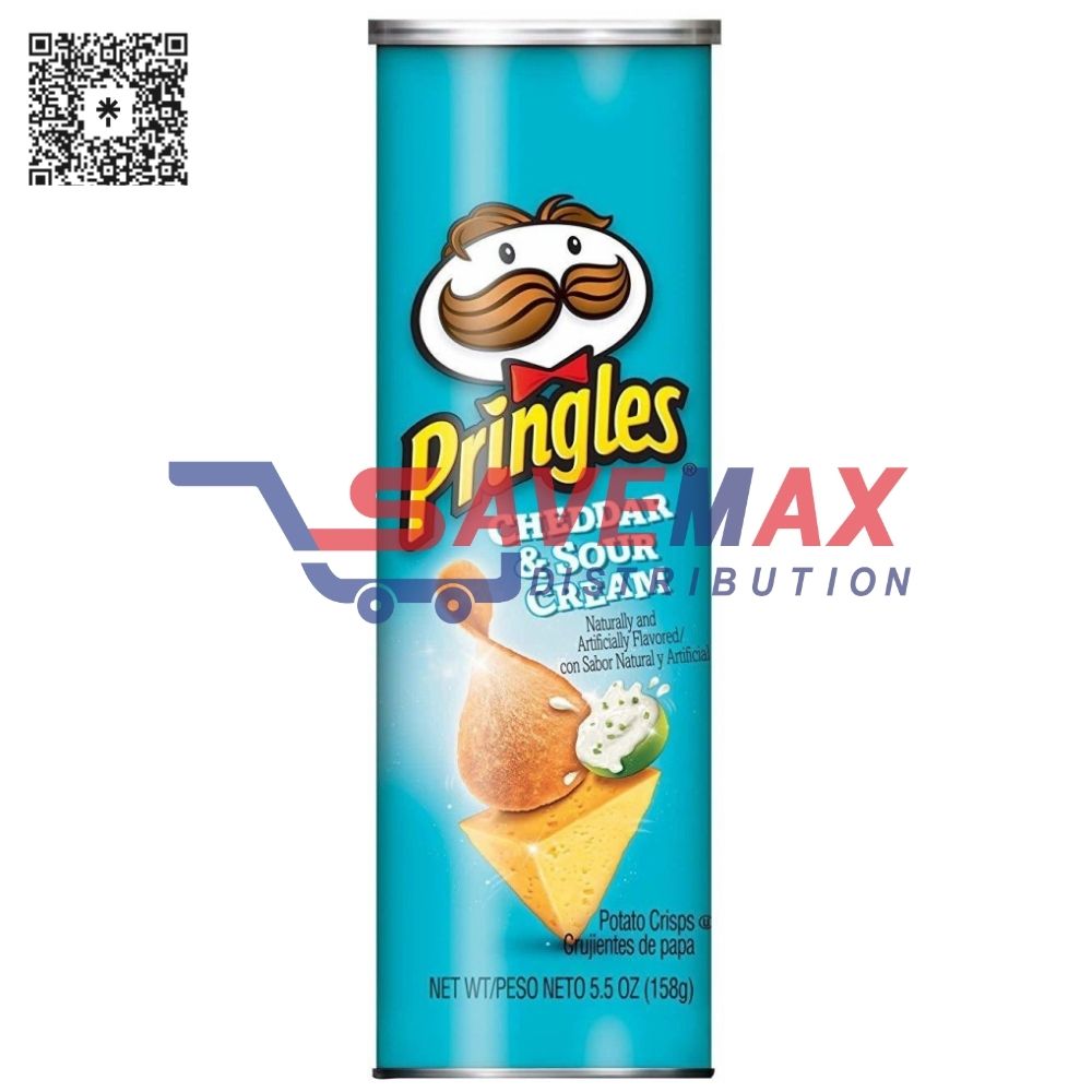 S08034 PRINGLES CHEDDAR & SOUR CREAM 14/158 GM - Image 1