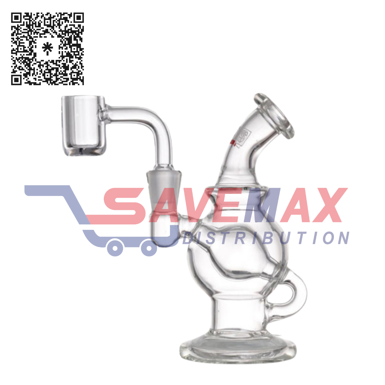 S08095 STOKES TYPHOON GLASS DAB RIG 10MM - Image 1