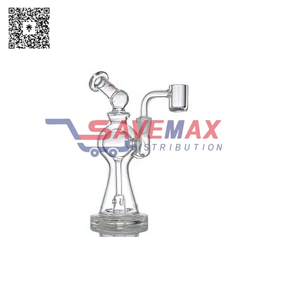 S08096 STOKES INFINITY GLASS DAB RIG 10MM - Image 1