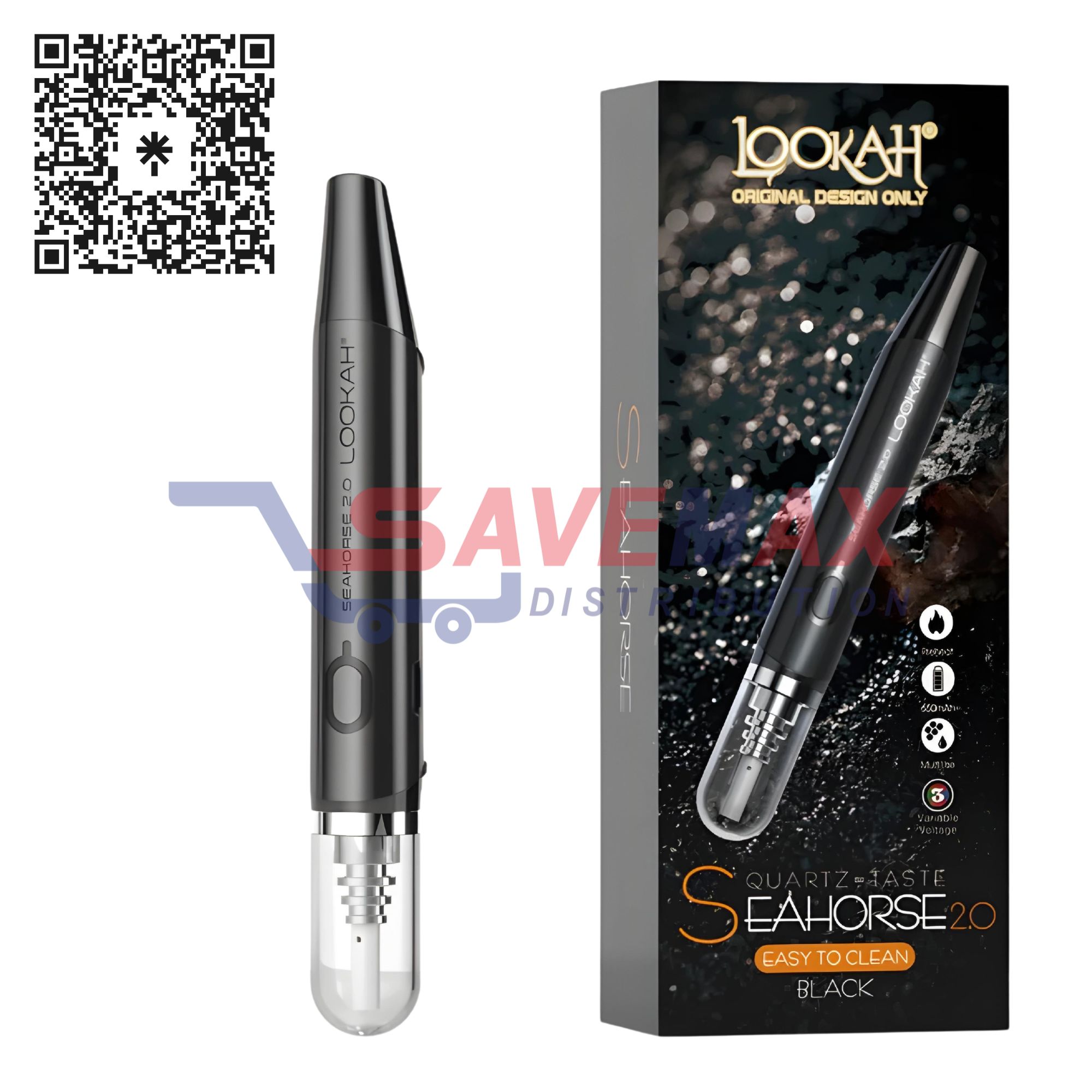 S08247 LOOKAH SEAHORES 2.0 BLACK - Image 1