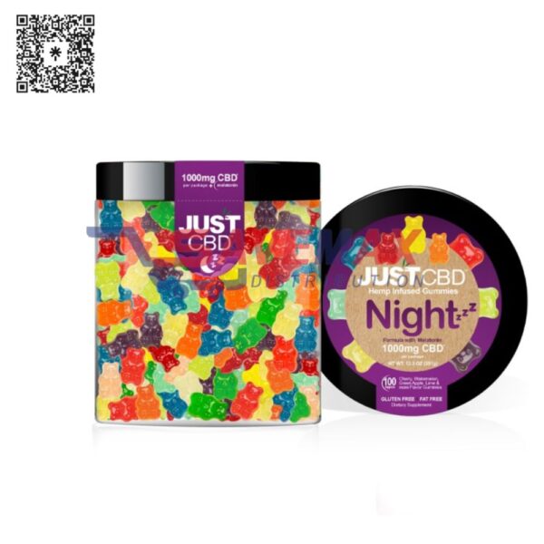 JUST CBD NIGHTIME GUMMY BEARS 3000MG