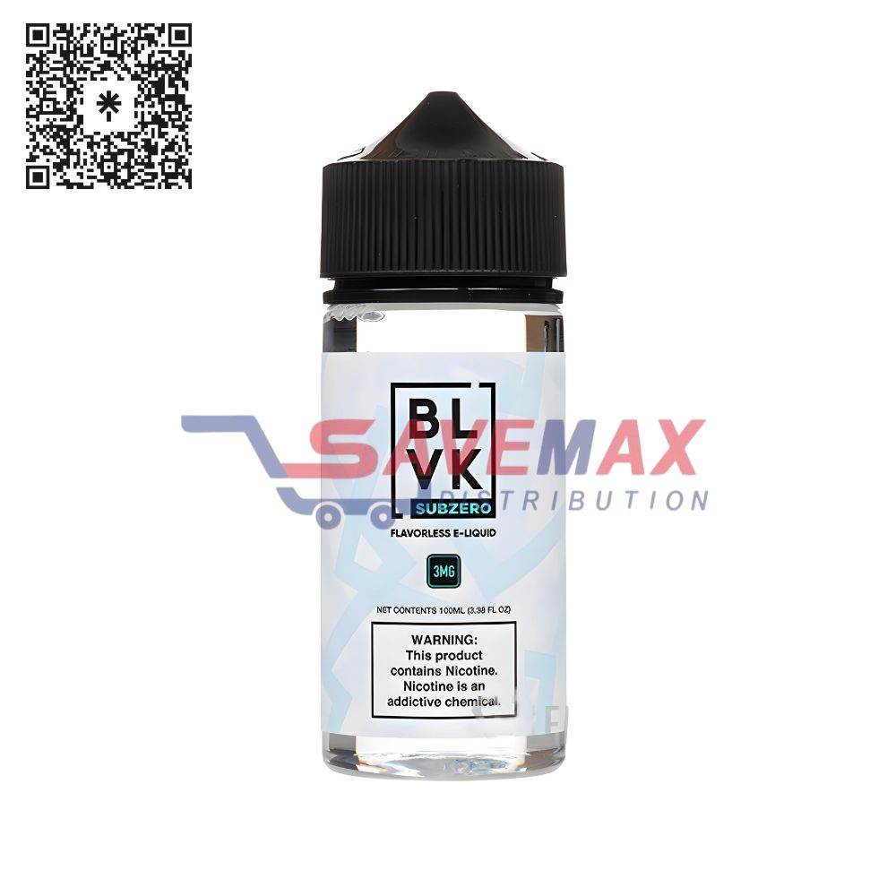 S08366 BLVK SUBZERO 100ML 6MG - Image 1