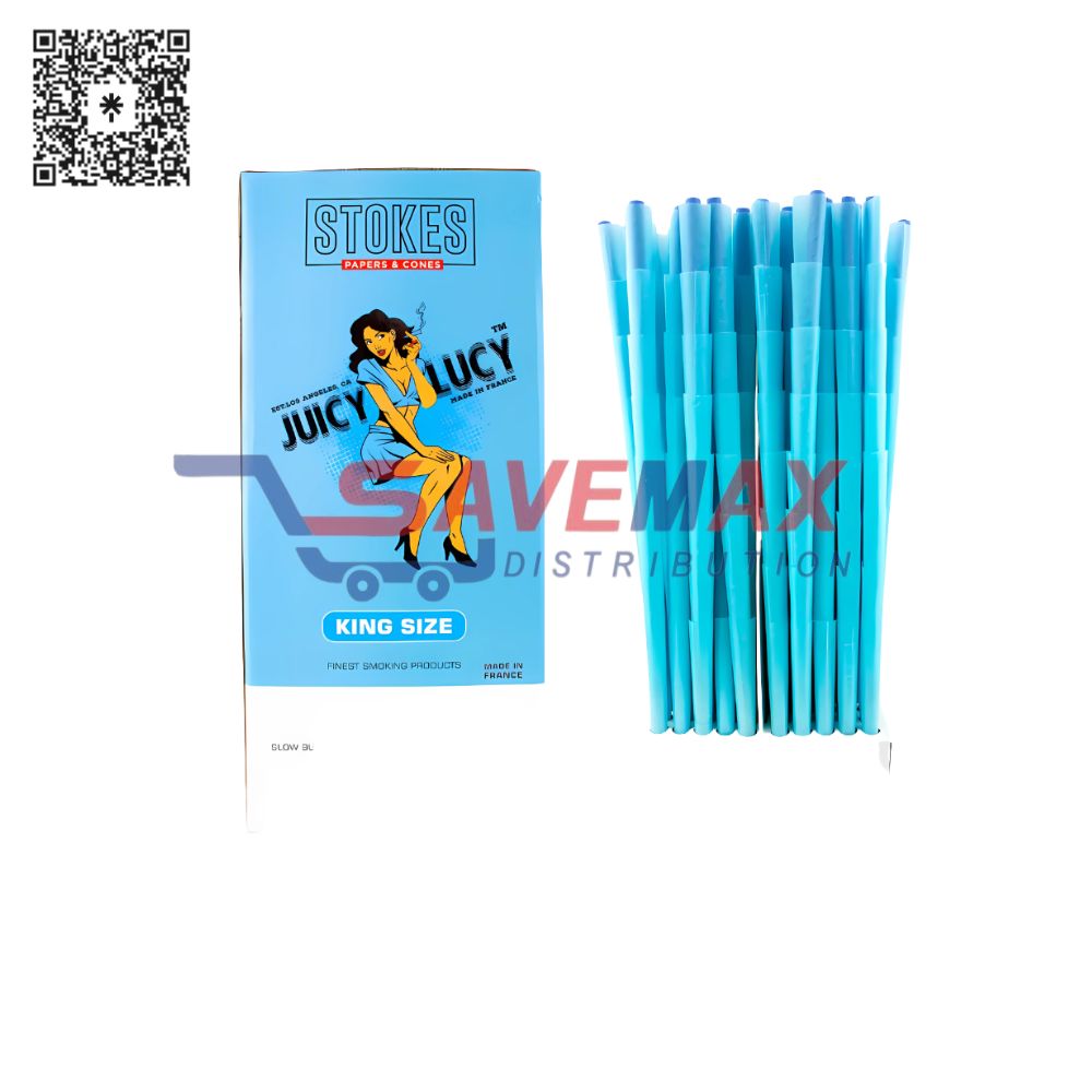 S08396 JUICY LUCY BLUE CONES KING SIZE 800CT - Image 1